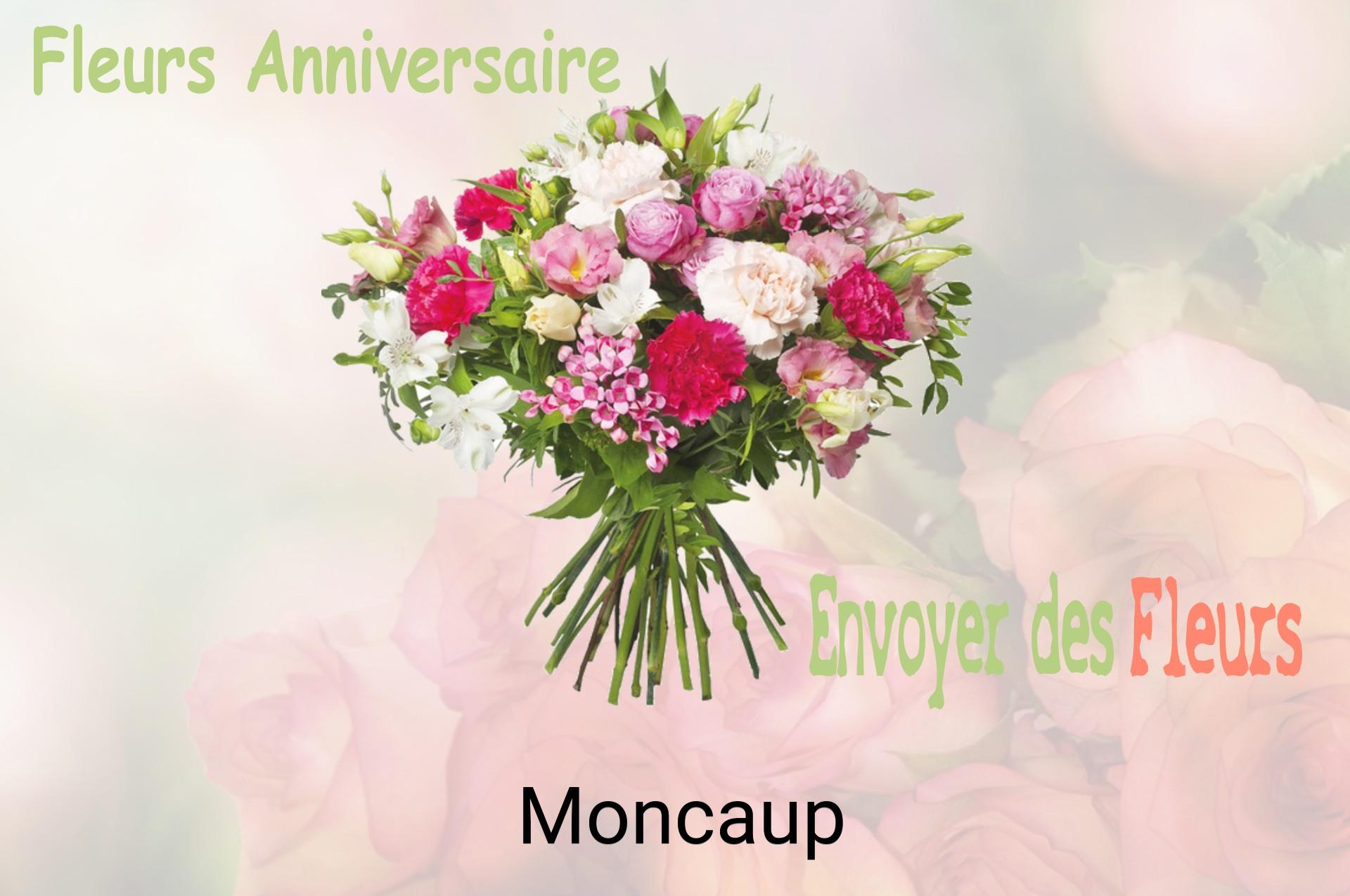 Bouquet de fleurs d’anniversaire livré à Moncaup